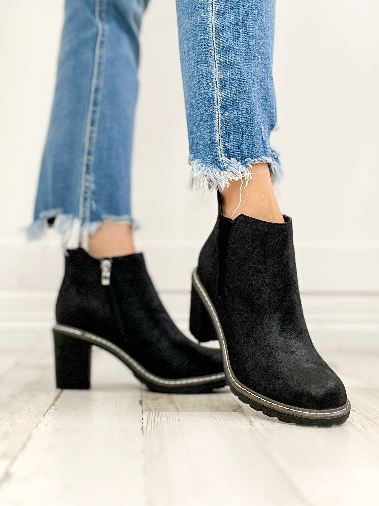 Corkys BITE ME Booties in Black Oil