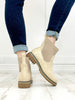 Corkys Cabin Fever Chunky Bootie in WASHED GOLD METALLIC