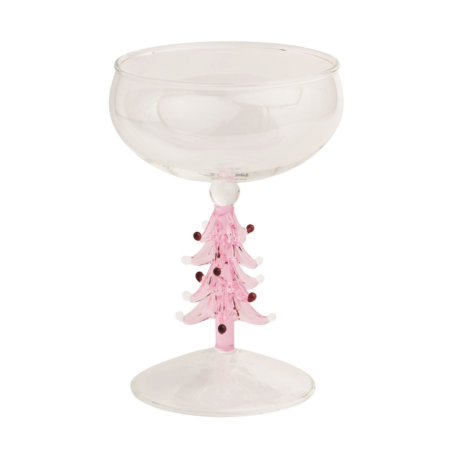 Mud Pie Christmas Coupe Glass