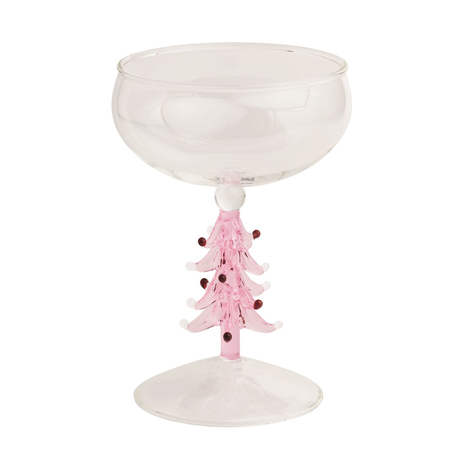 Mud Pie Christmas Coupe Glass
