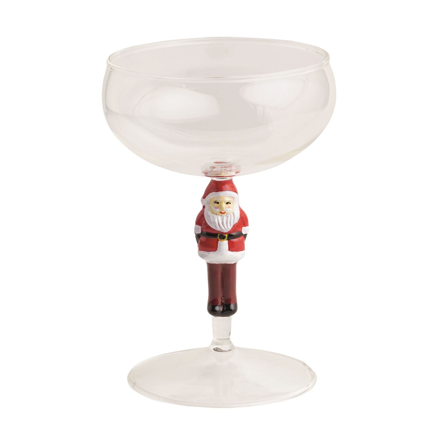 Mud Pie Christmas Coupe Glass