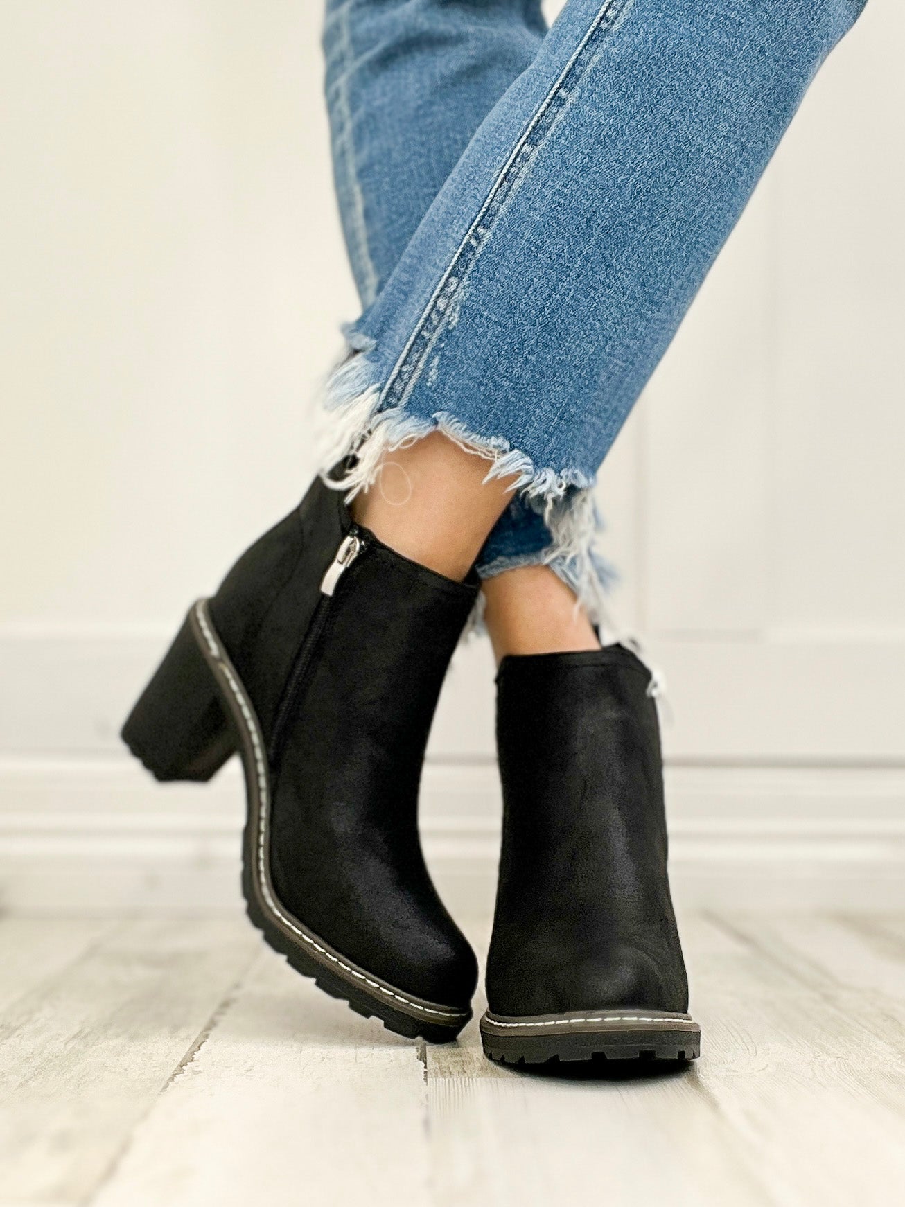 Corkys BITE ME Booties in Black Oil