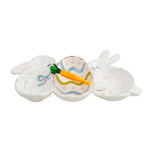 Mud Pie Bunny Triple Dip Set