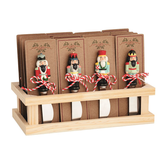 Mud Pie Ceramic Nutcracker Spreaders
