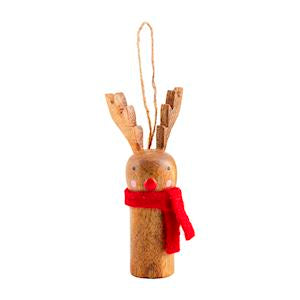 Christmas Wood Peg Ornaments