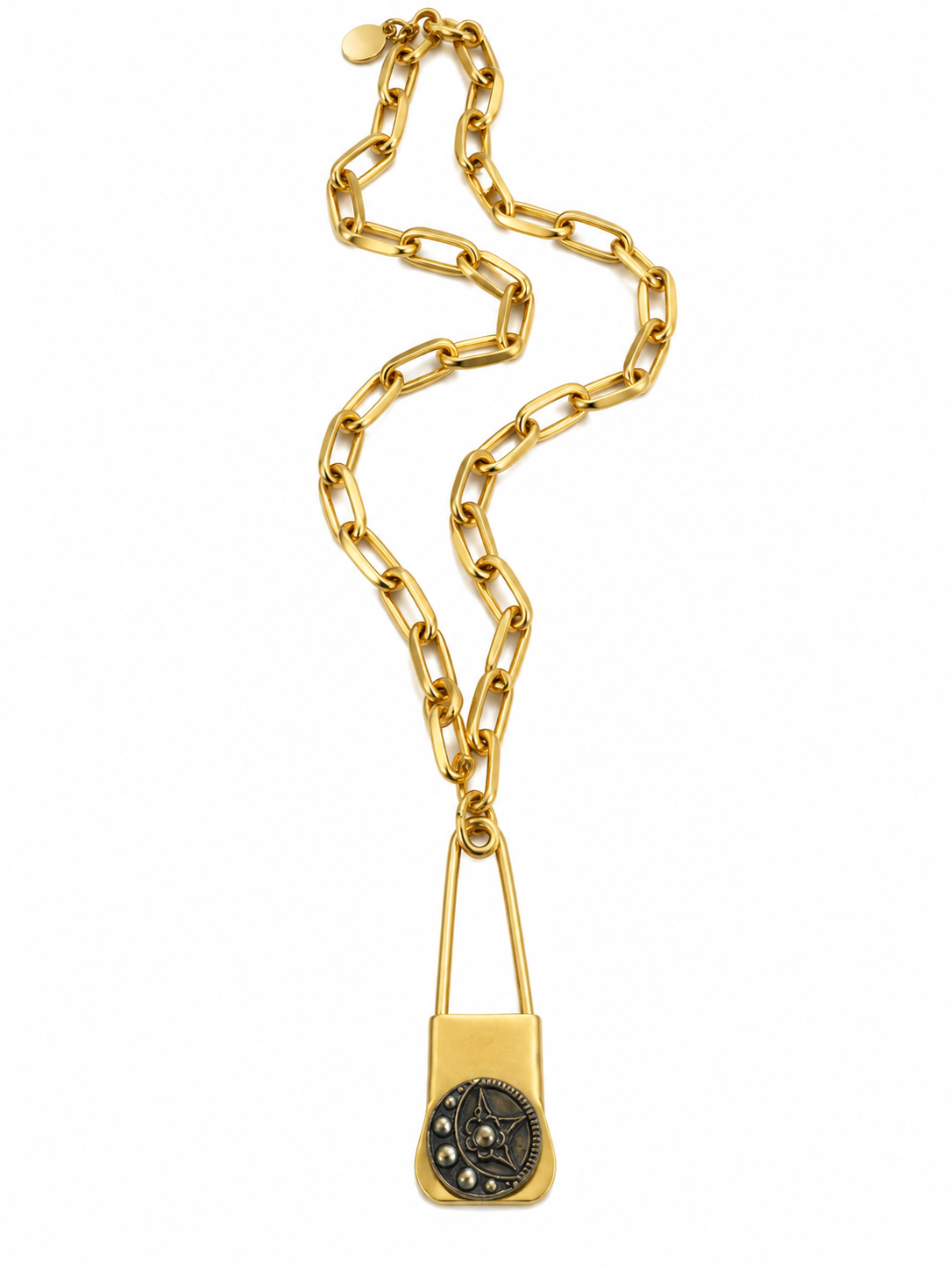 Vintage Laundry Pin Necklace