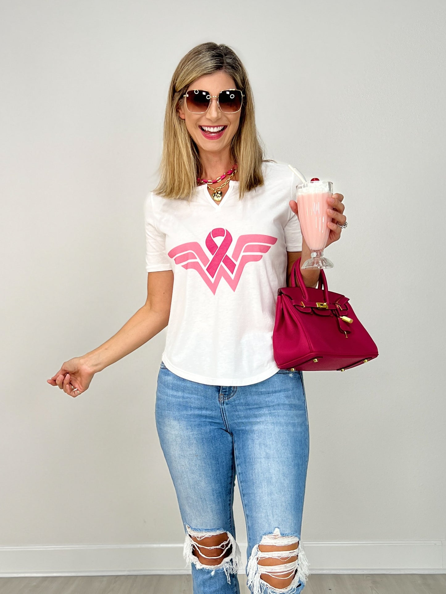 Pink Ribbon Wonder Woman