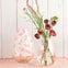 Mud Pie Pink Pressed Flower Vase