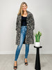 Leopard Print Soft Faux Fur Overcoat