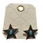 Silver Star w/ Turquoise Post Earring