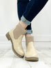 Corkys Cabin Fever Chunky Bootie in WASHED GOLD METALLIC