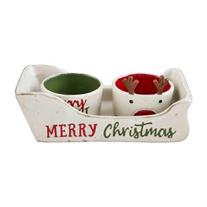 Sleigh Tidbit Bowl Set