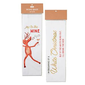 CHRISTMAS PAPER WINE BAG