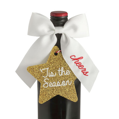 Mud Pie Bow Topper & Gift Tag Set