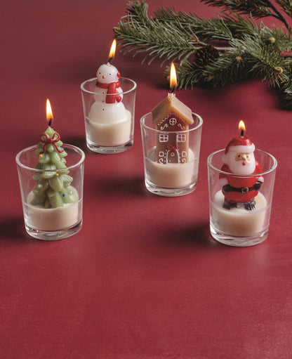 Mud Pie Figural Christmas Votives