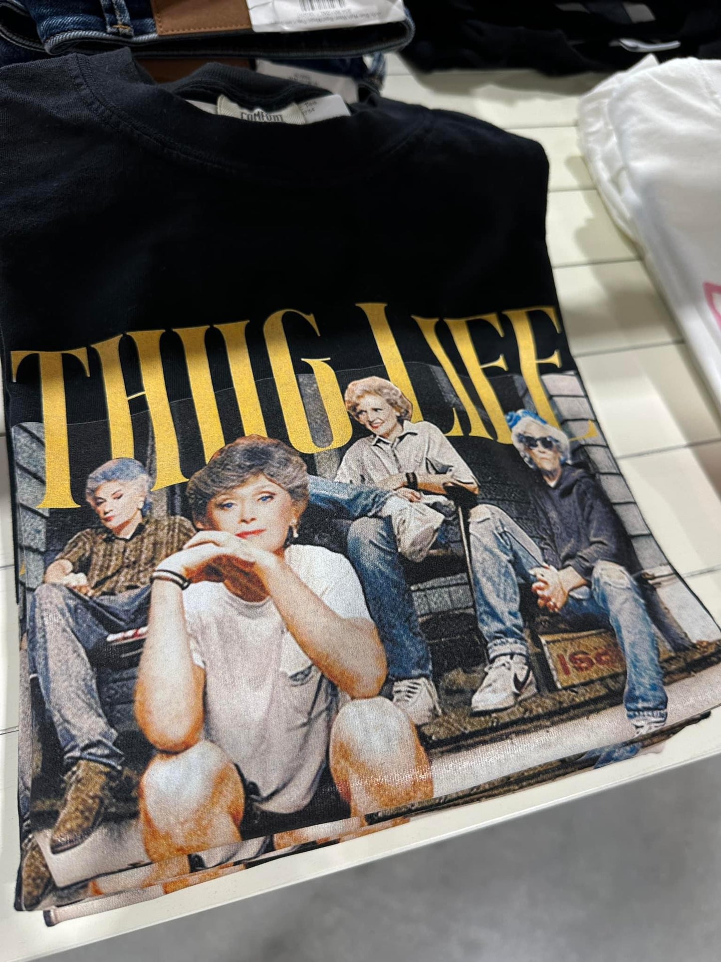 Golden Thug Life Graphic Tee