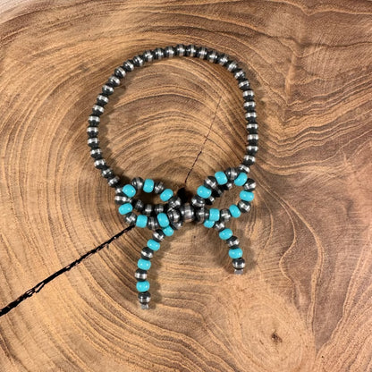 Stretchy Pearl Bow Bracelet