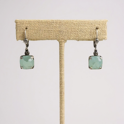 Luxe Square Crystal Earrings - 3 Colors