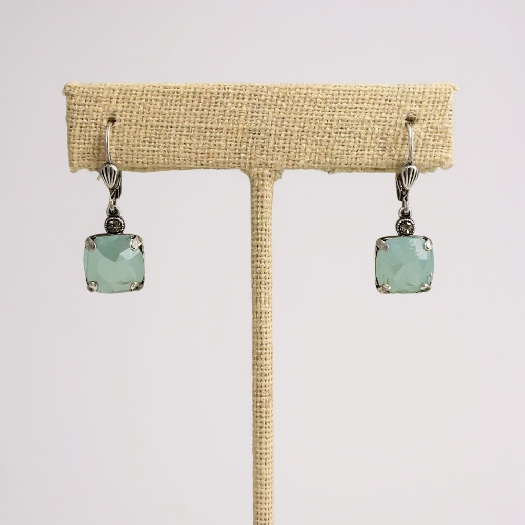 Luxe Square Crystal Earrings - 3 Colors