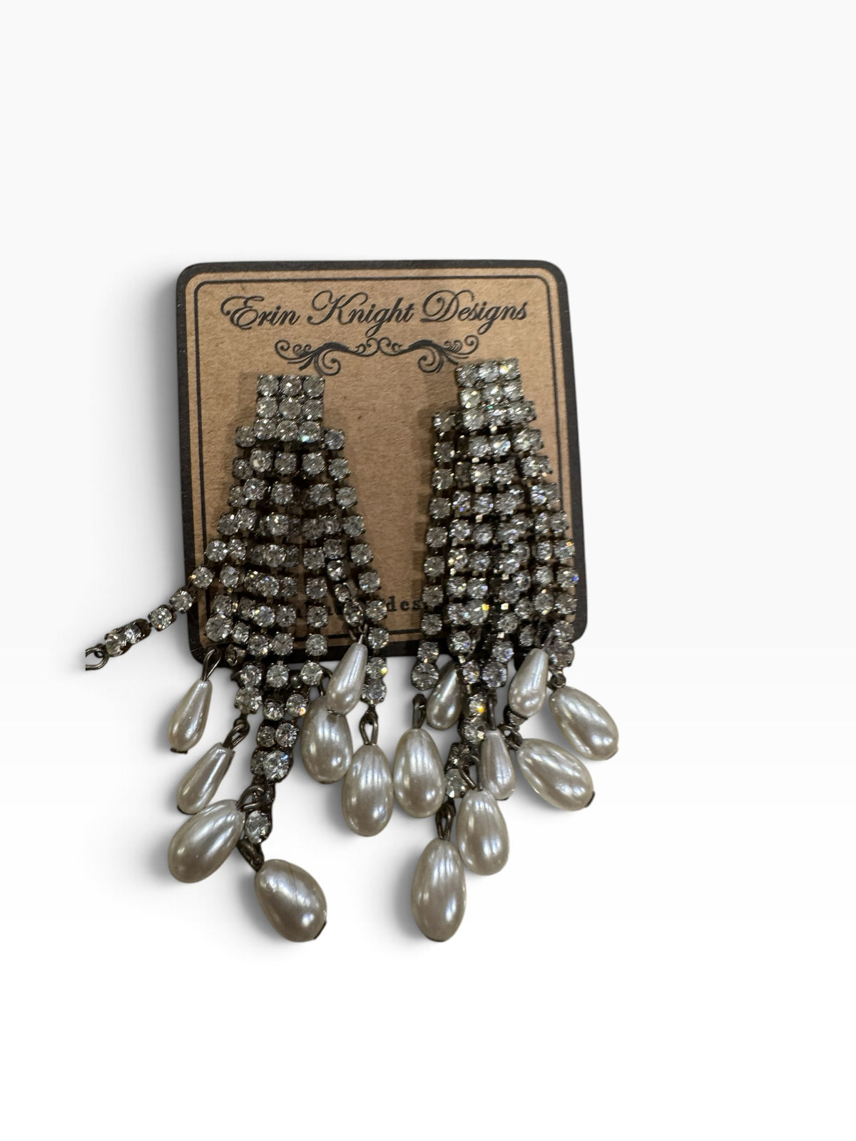 Moonlit Romance Diamonds and Pearls Dangle
