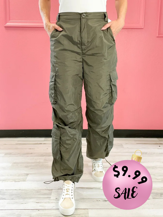 Do Me A Solid Parachute Cargo Pants