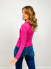 Soft Jersey U-Neck Long Sleeve Top