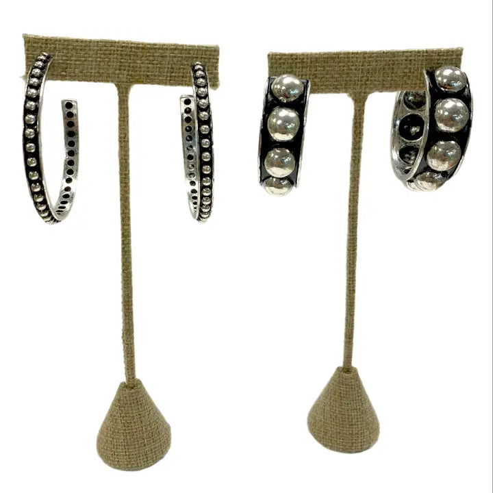 Bubble Hoop Earrings