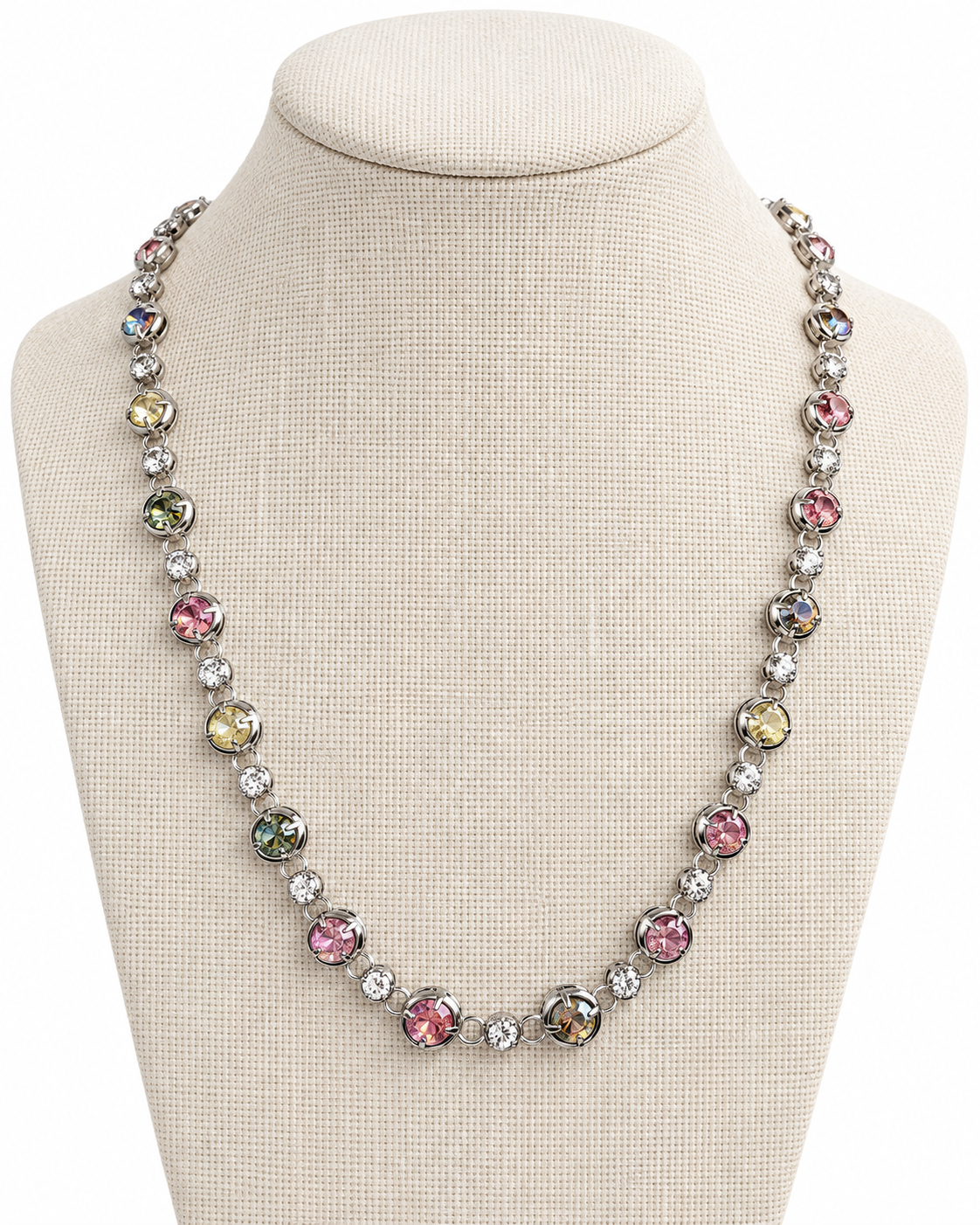 Addison Necklace with Bezel