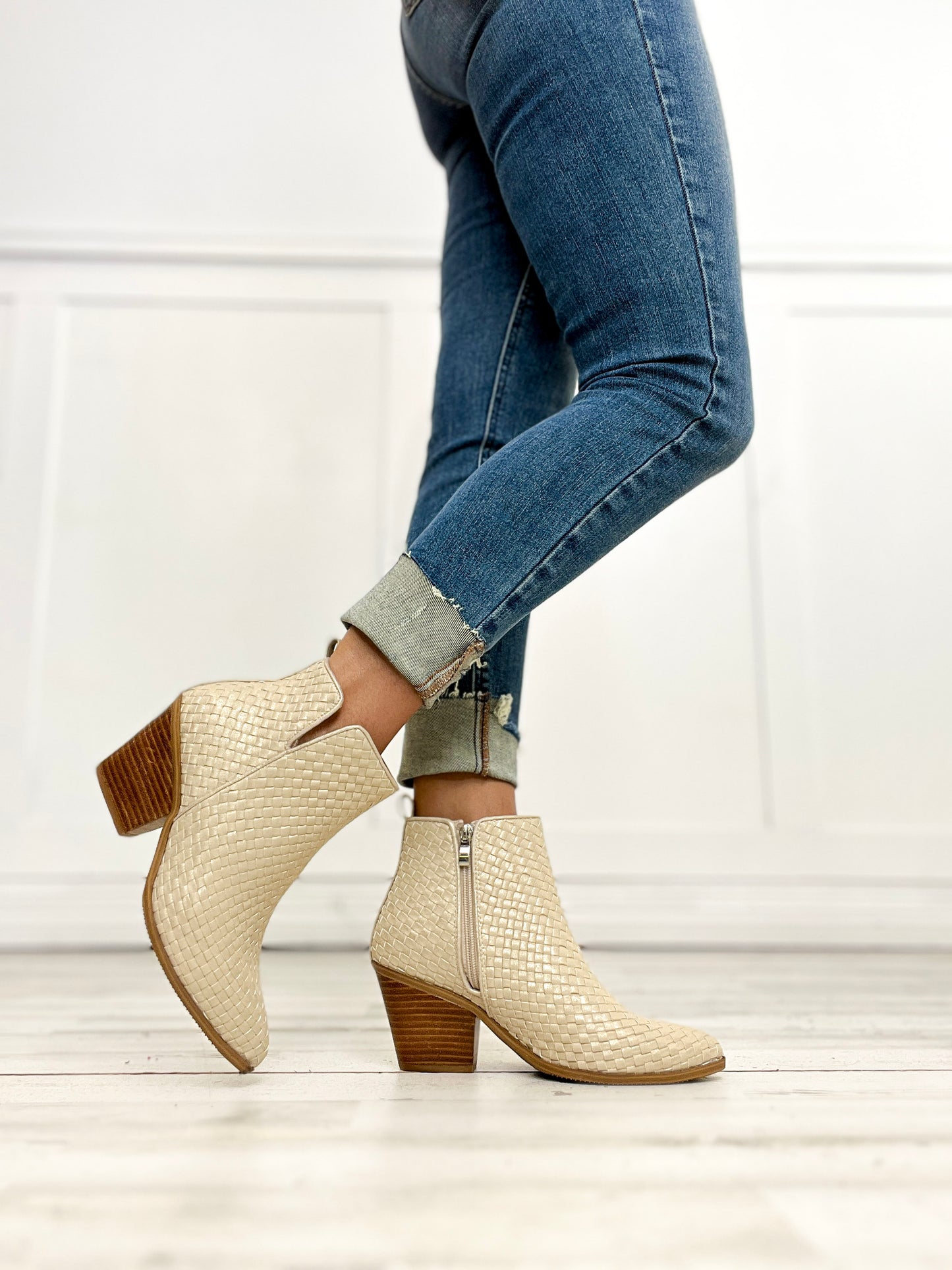 Corkys Come and Get It Bootie in Gold Metallic