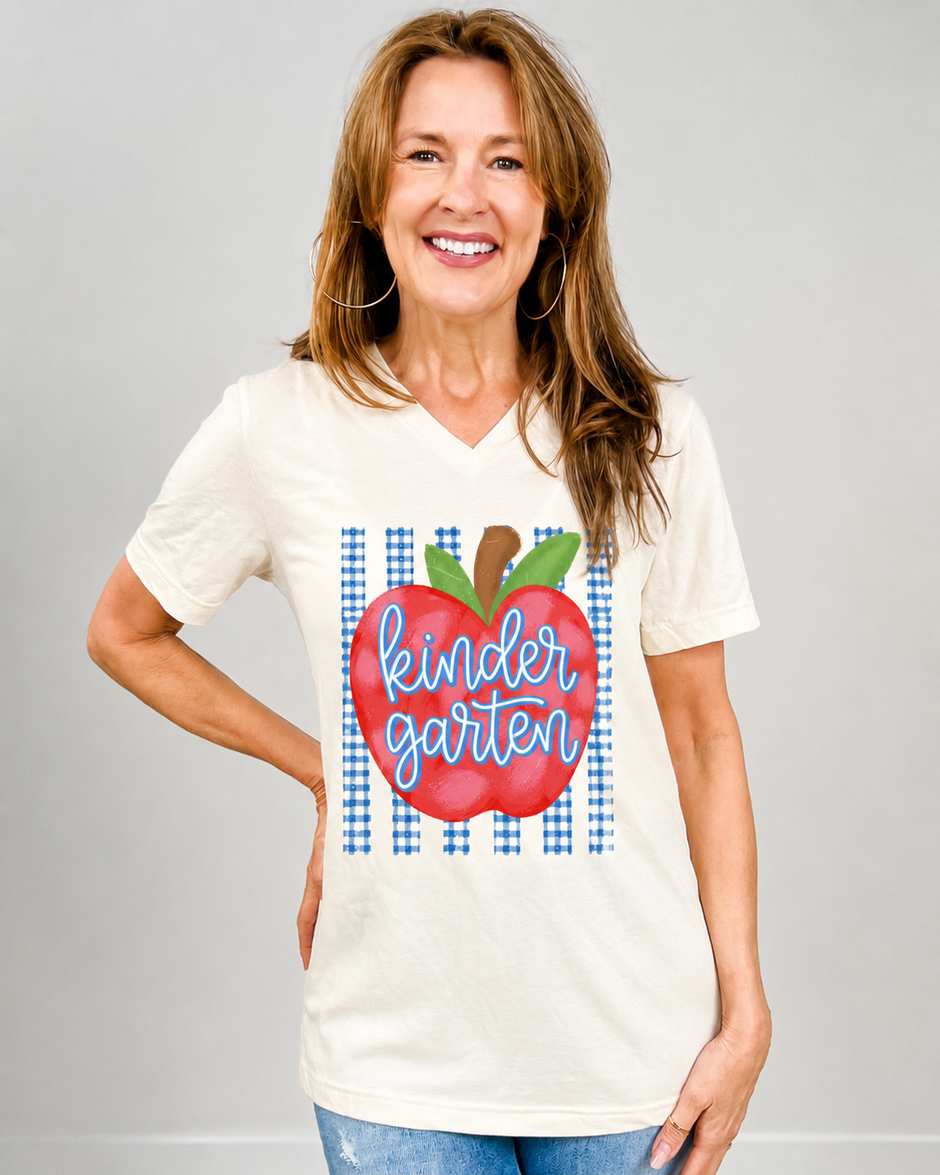 Note Book Ready Teacher Apple Graphic Tee