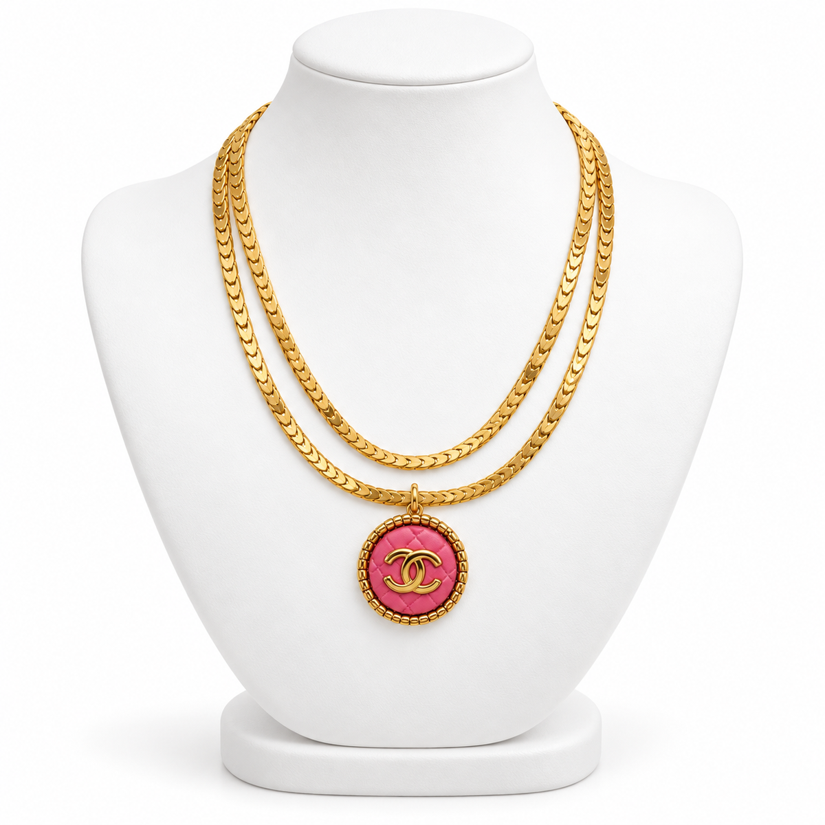 Blush Cameo Necklace