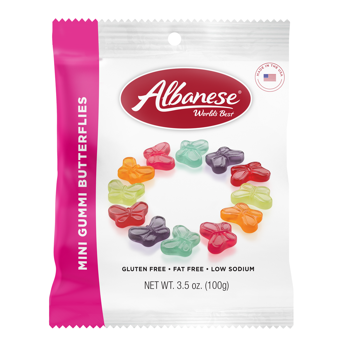 Albanese Mini Gummi Butterflies, 3.5oz