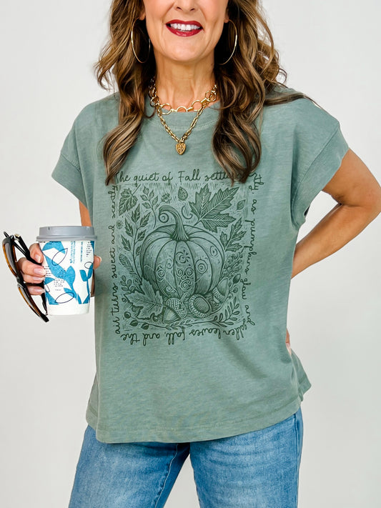The Quiet Of Fall Graphic Tee