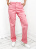 Judy Blue Pink Cargo Jeans