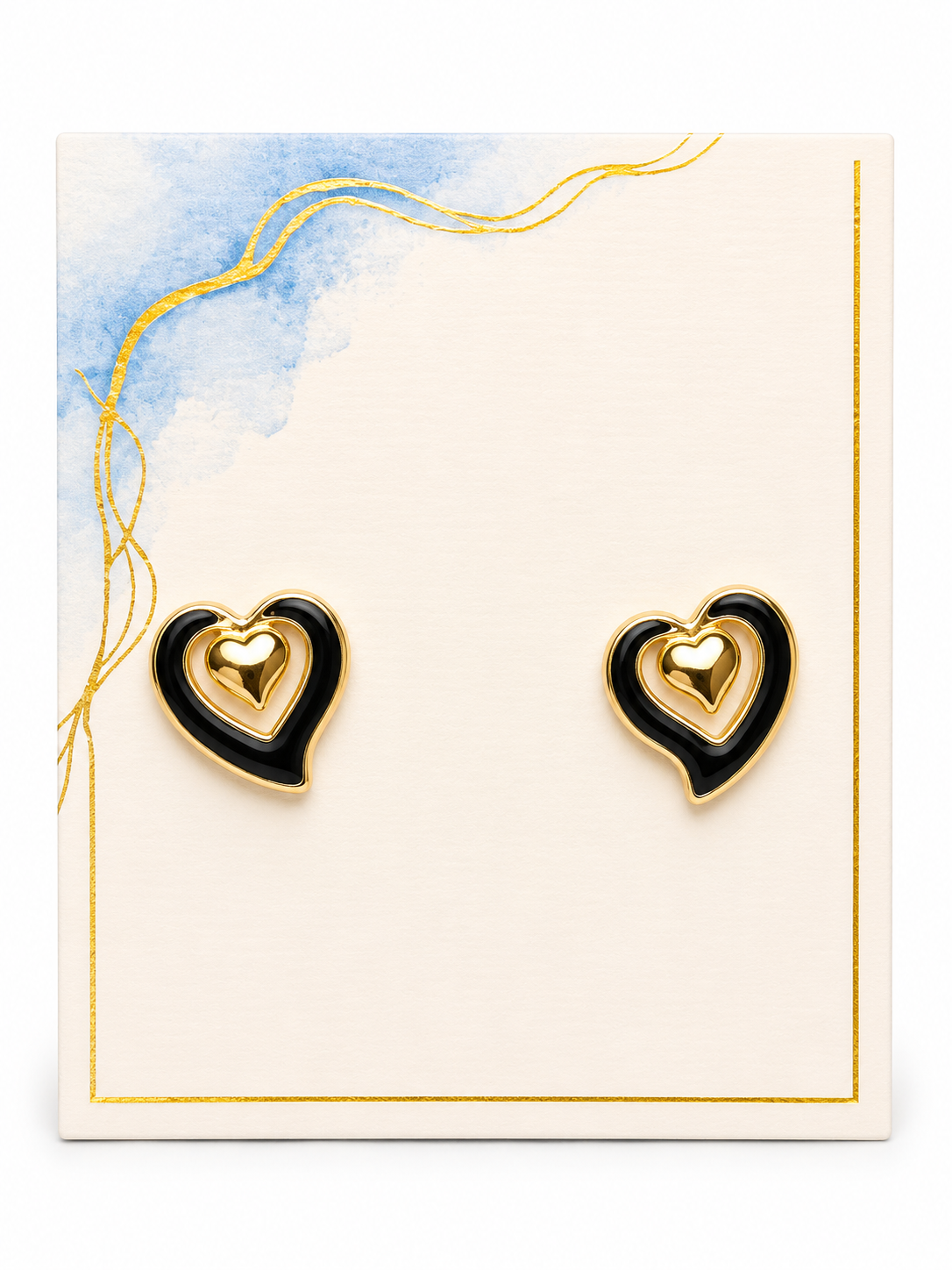 Two Times the Love Earrings