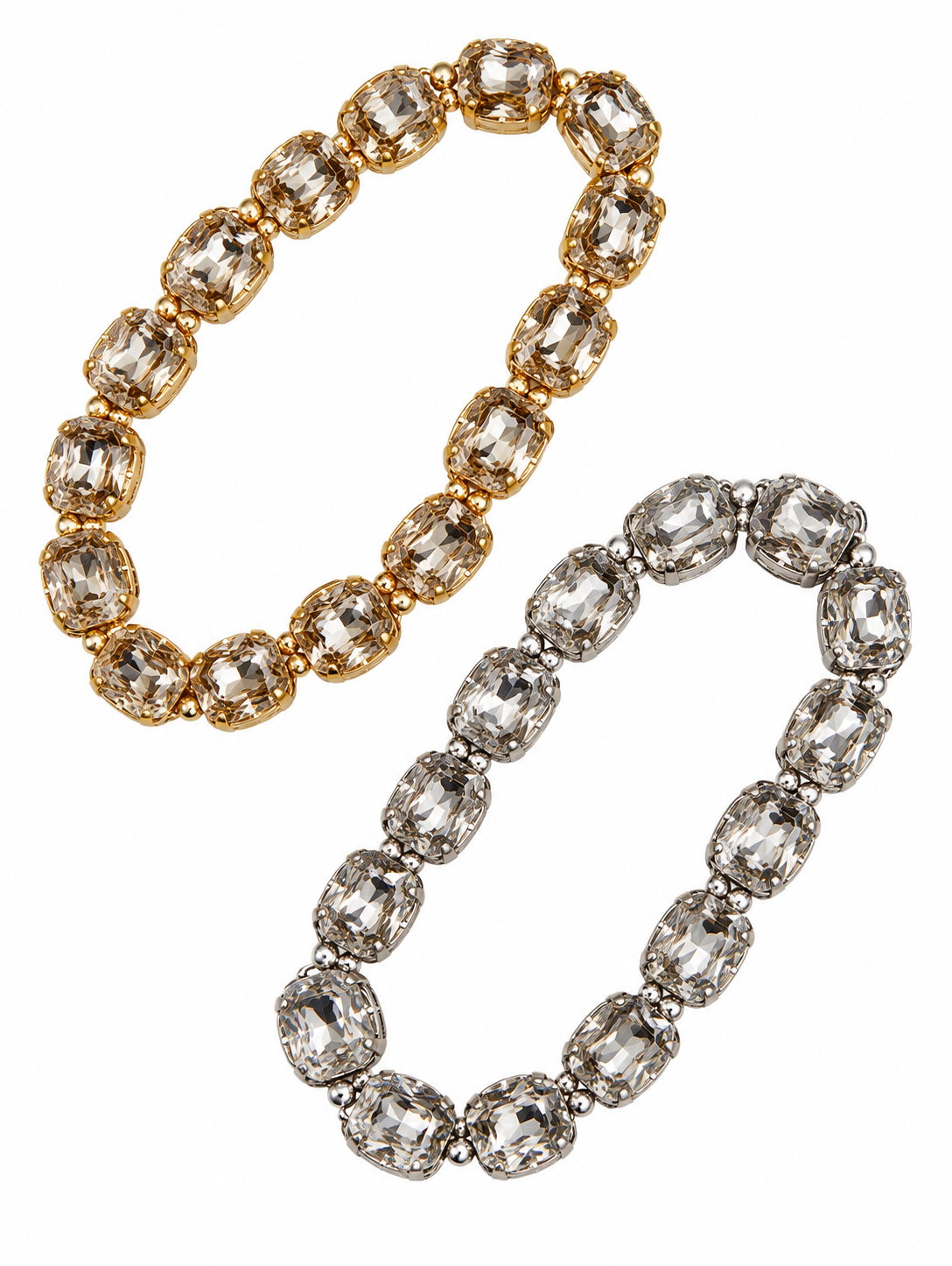Simply Stunning Crystal Wristlet Bracelet in Clear