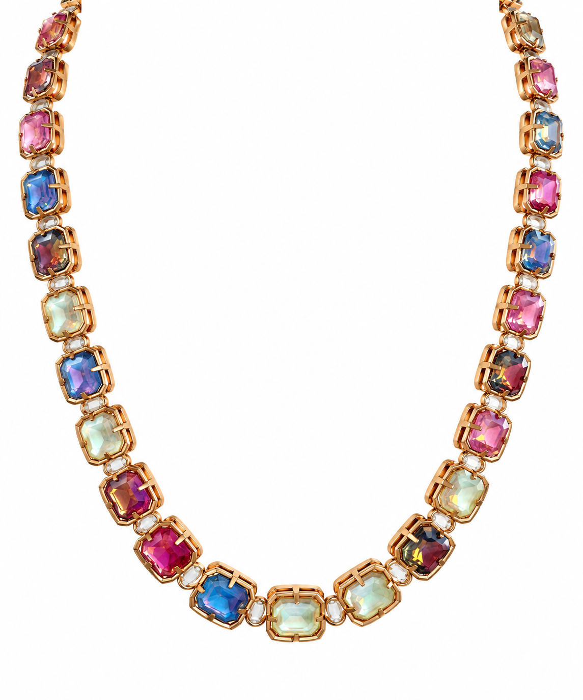 Kayla Bezel Candy Crush  Necklace