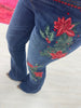 Happy Holly Boot Cut Embroidered Jeans