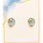 Shine on Earrings in Blue