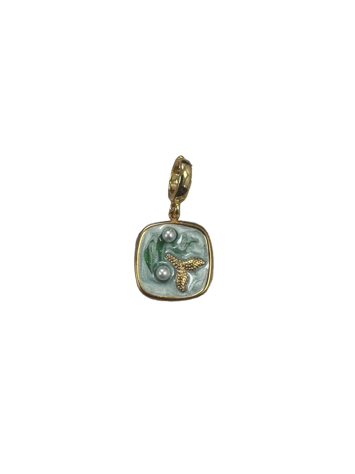 Nautical Enamel Pearl Charms