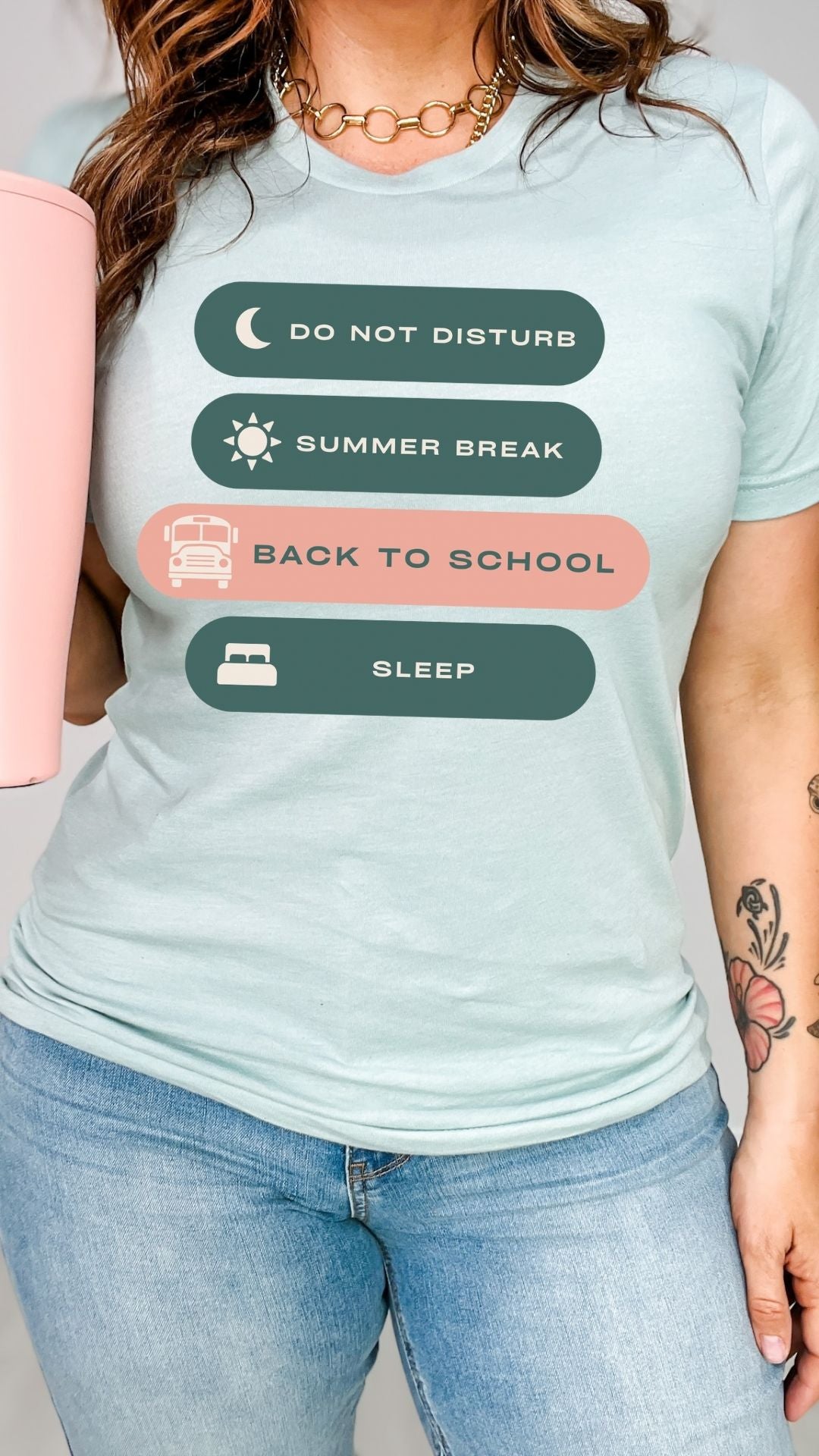 Back to School Mode Activated Foil Graphic Tee