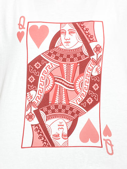 Queen of Hearts Graphic Top