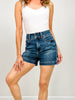 Judy Blue LOCKED IN High Rise Tummy Control Double Button Denim Shorts