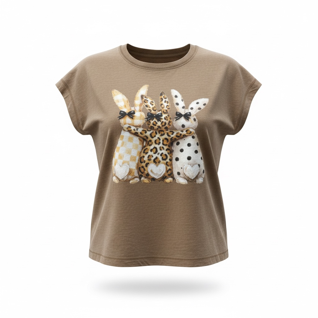 Bougee Bunny Friends Graphic Tee