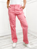 Judy Blue Pink Cargo Jeans