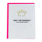 Chez Gagne Greeting Cards - Birthday Paper Clip Letterpress Card