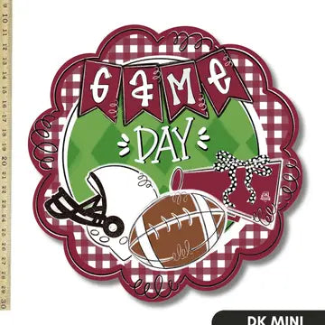 Maroon Game Day Door Hangers