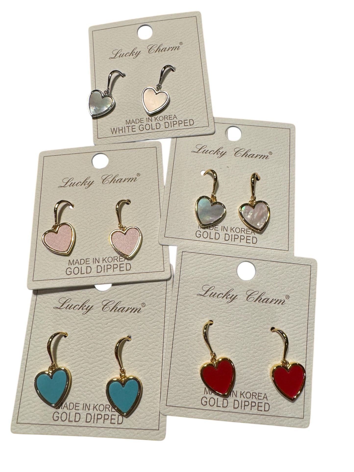 Heart Enamel Earring