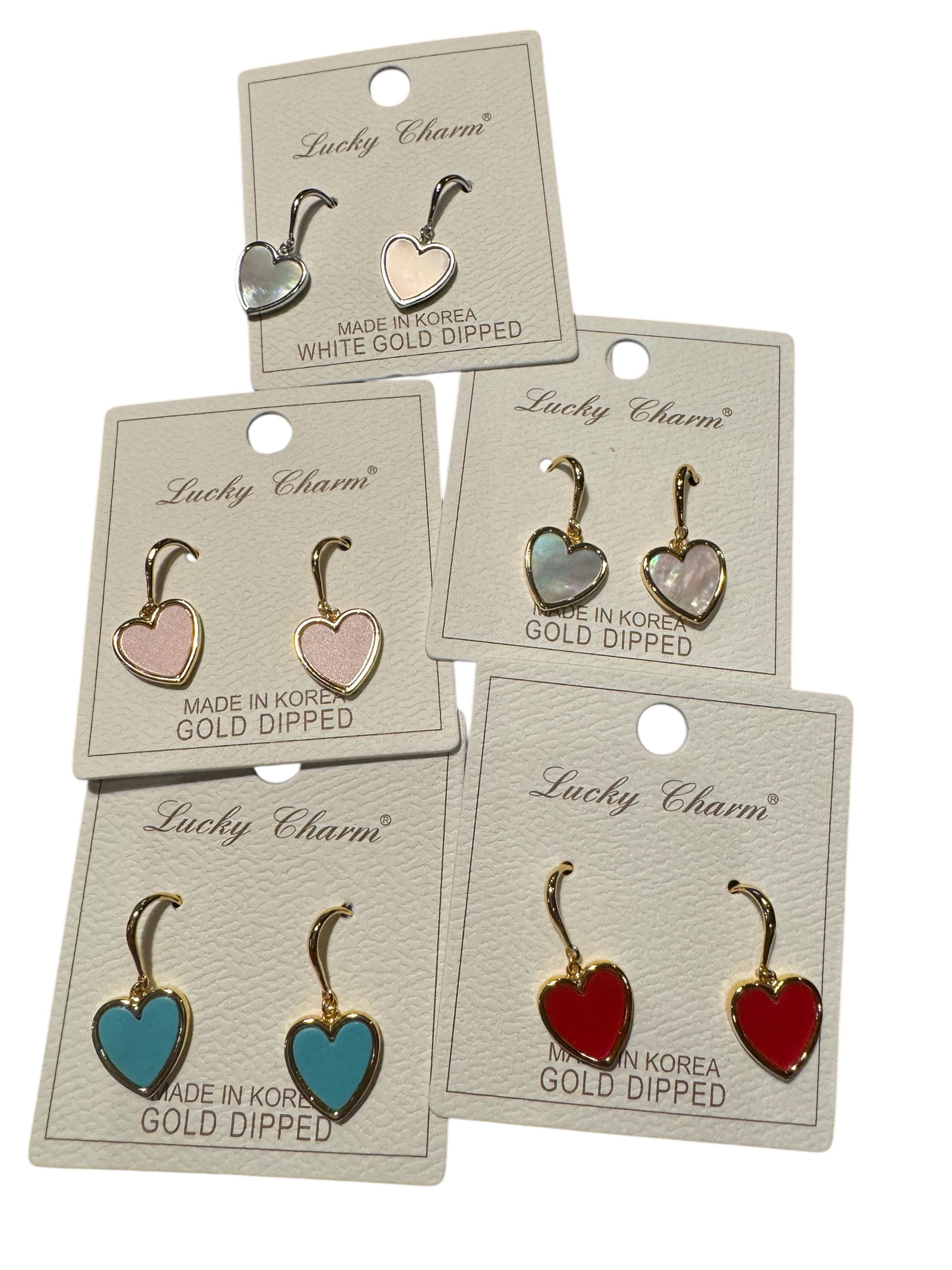 Heart Enamel Earring