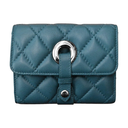 Quilted Leather Small Wallet